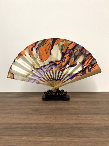 Strange Atmosphere Folding Fan 9-Inch | Weird Art Home Decor