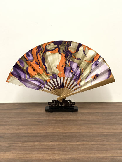 Strange Atmosphere Folding Fan 9-Inch | Weird Art Home Decor