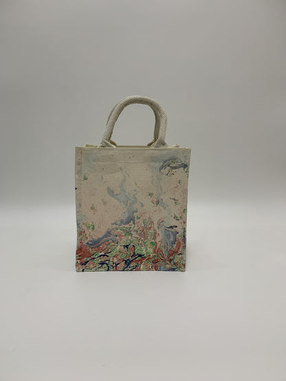 Lacquer-dyed Canvas Bag - Size Small